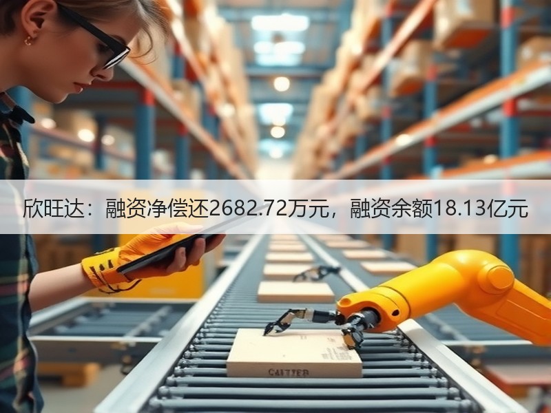 欣旺达：融资净偿还2682.72万元，融资余额18.13亿元
