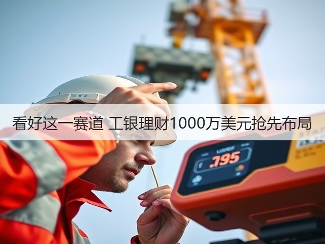 看好这一赛道 工银理财1000万美元抢先布局(图1) 看好这一赛道 工银理财1000万美元抢先布局(图1)