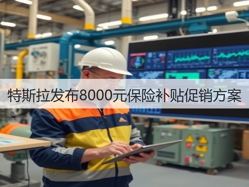 特斯拉发布8000元保险补贴促销方案