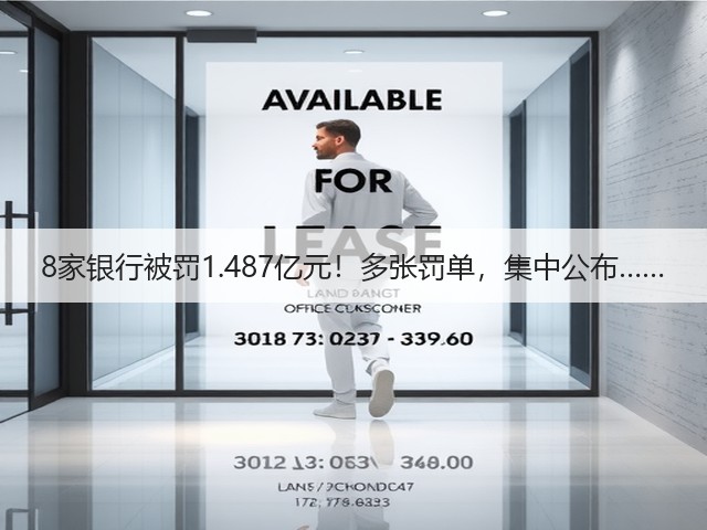 8家银行被罚1.487亿元!多张罚单,集中公布……(图2) 8家银行被罚1.487亿元!多张罚单,集中公布……(图2)