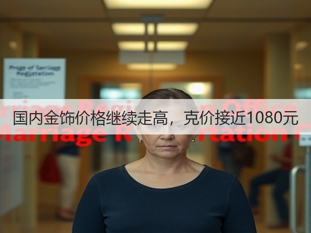 国内金饰价格继续走高,克价接近1080元(图2) 国内金饰价格继续走高,克价接近1080元(图2)