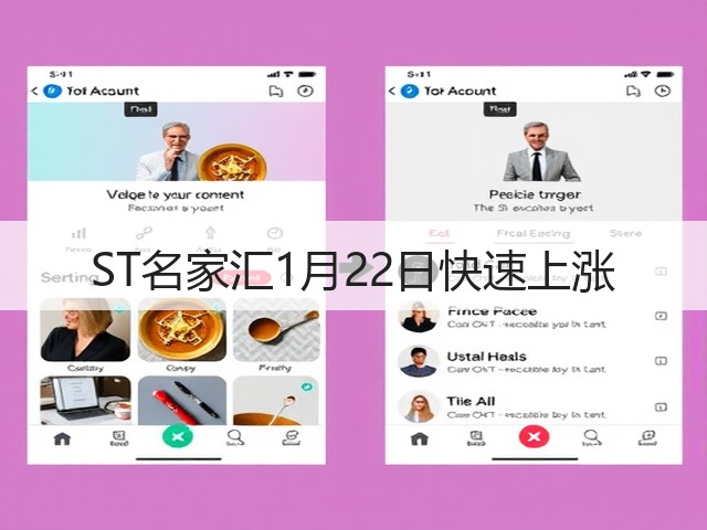 ST名家汇1月22日快速上涨(图3)