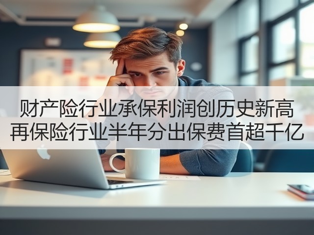财产险行业承保利润创历史新高 再保险行业半年分出保费首超千亿(图1)