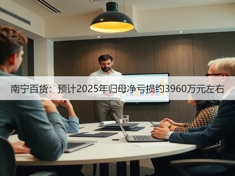 南宁百货：预计2025年归母净亏损约3960万元左右