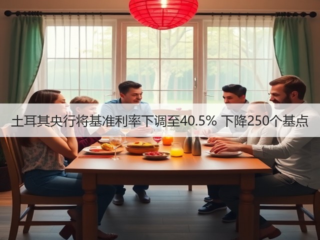土耳其央行将基准利率下调至40.5% 下降250个基点(图1) 土耳其央行将基准利率下调至40.5% 下降250个基点(图1)