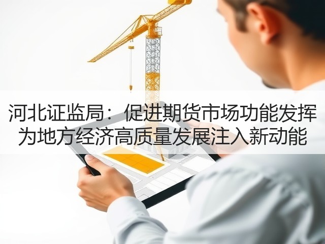 河北证监局：促进期货市场功能发挥 为地方经济高质量发展注入新动能(图1)