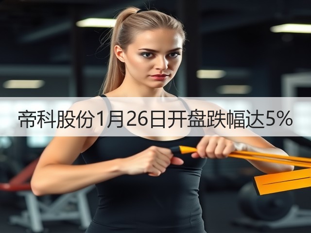 帝科股份1月26日开盘跌幅达5%(图3) 帝科股份1月26日开盘跌幅达5%(图3)