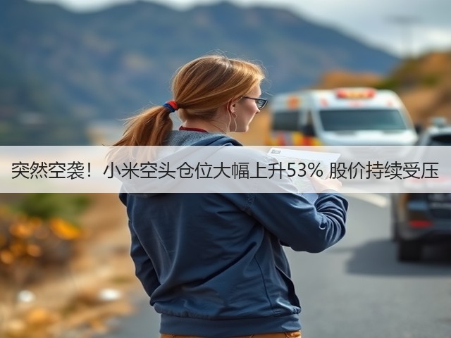 突然空袭!小米空头仓位大幅上升53% 股价持续受压(图1) 突然空袭!小米空头仓位大幅上升53% 股价持续受压(图1)
