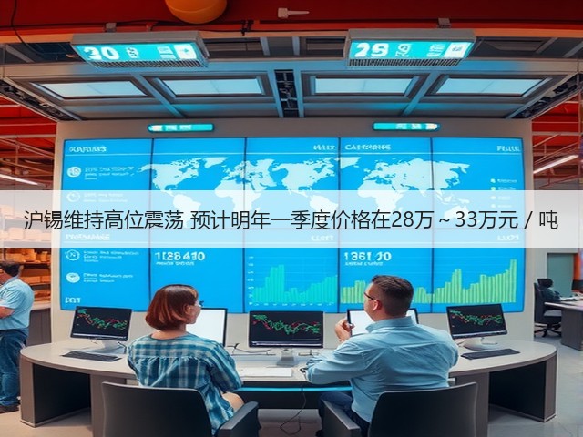 沪锡维持高位震荡 预计明年一季度价格在28万~33万元/吨(图1) 沪锡维持高位震荡 预计明年一季度价格在28万~33万元/吨(图1)