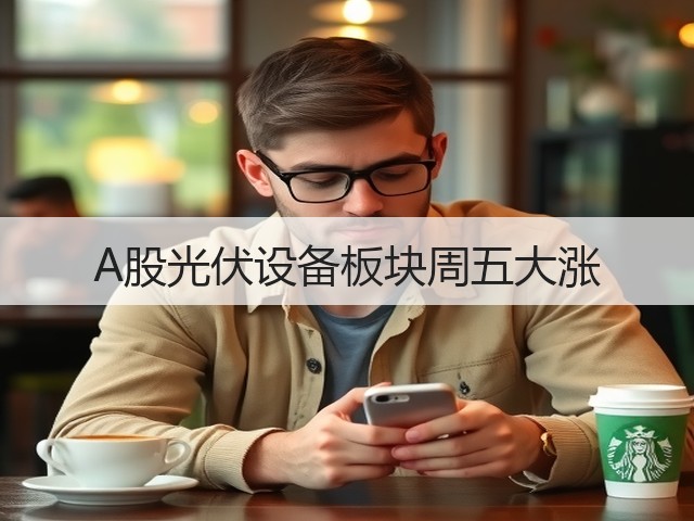 A股光伏设备板块周五大涨(图1)