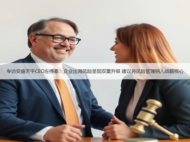 专访安盛天平CEO左伟豪：企业出海风险呈现双重升级 建议将风险管理纳入战略核心