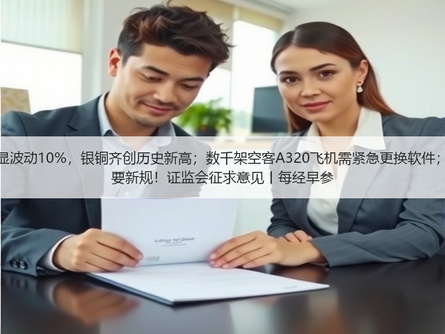 美股五连涨,英特尔明显波动10%,银铜齐创历史新高;数千架空客A320飞机需紧急更换软件;香港将下半旗志哀;重要新规!证监会征求意见丨每经早参(图1) 美股五连涨,英特尔明显波动10%,银铜齐创历史新高;数千架空客A320飞机需紧急更换软件;香港将下半旗志哀;重要新规!证监会征求意见丨每经早参(图1)