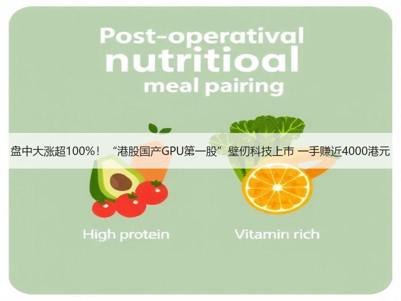盘中大涨超100%！“港股国产GPU第一股”壁仞科技上市 一手赚近4000港元