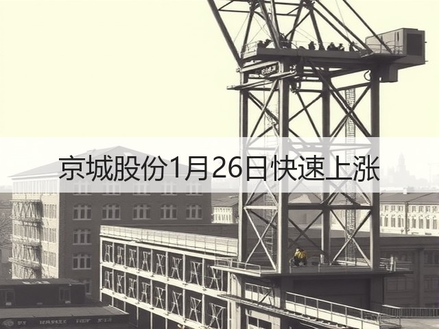 京城股份1月26日快速上涨(图3) 京城股份1月26日快速上涨(图3)