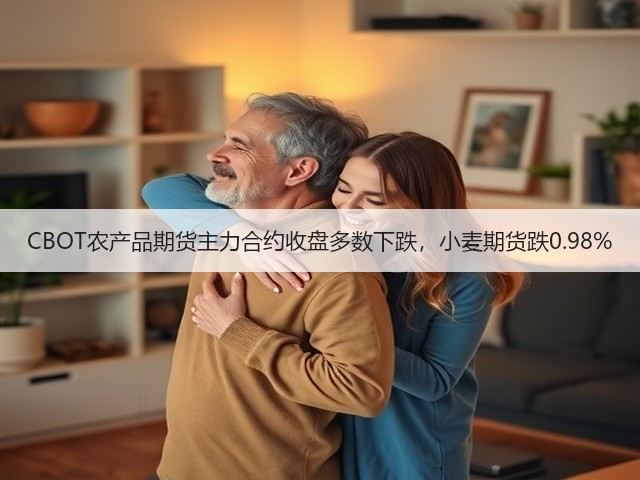 CBOT农产品期货主力合约收盘多数下跌，小麦期货跌0.98%(图2)
