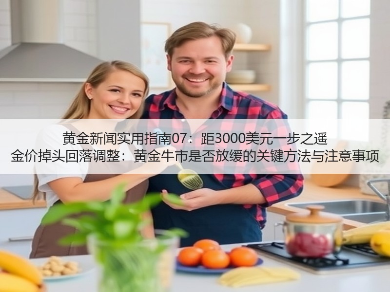 黄金新闻实用指南07：距3000美元一步之遥 金价掉头回落调整：黄金牛市是否放缓的关键方法与注意事项