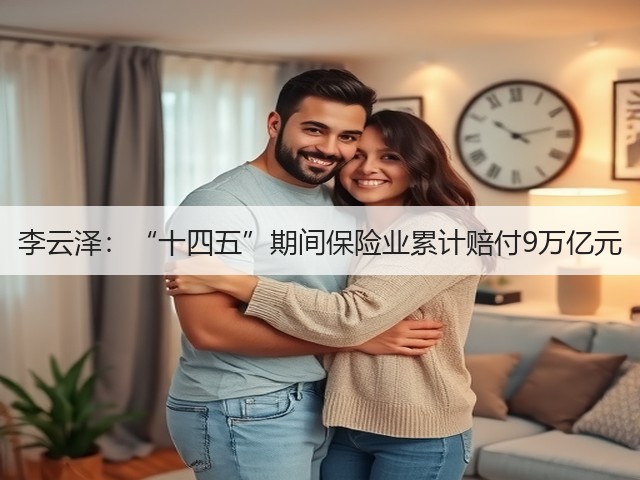 李云泽:“十四五”期间保险业累计赔付9万亿元(图1) 李云泽:“十四五”期间保险业累计赔付9万亿元(图1)