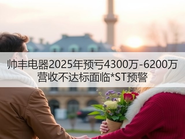 帅丰电器2025年预亏4300万-6200万 营收不达标面临*ST预警(图2) 帅丰电器2025年预亏4300万-6200万 营收不达标面临*ST预警(图2)