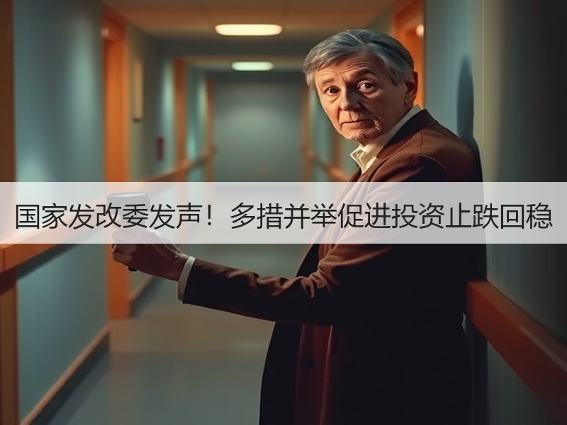 国家发改委发声！多措并举促进投资止跌回稳