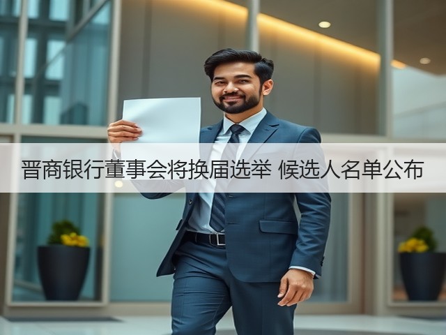 晋商银行董事会将换届选举 候选人名单公布(图1)
