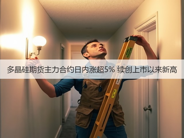 多晶硅期货主力合约日内涨超5% 续创上市以来新高(图2)
