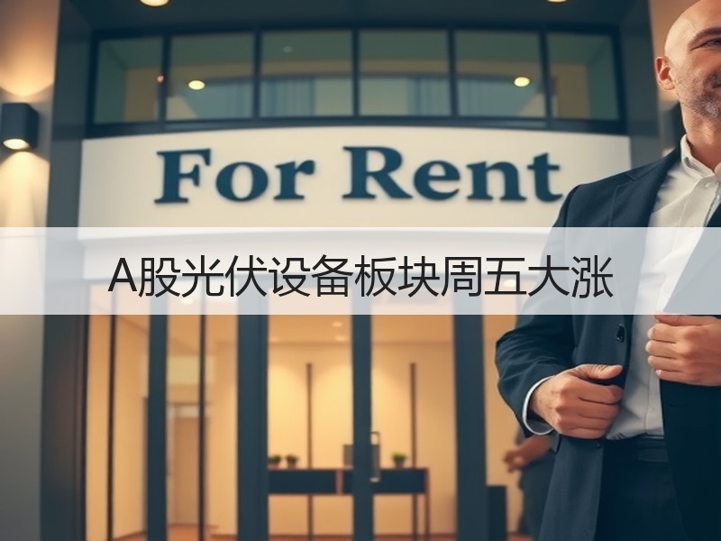 A股光伏设备板块周五大涨