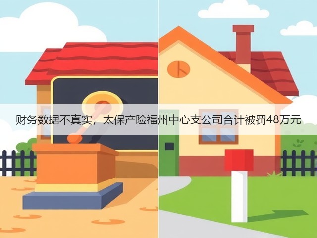 财务数据不真实，太保产险福州中心支公司合计被罚48万元(图3)