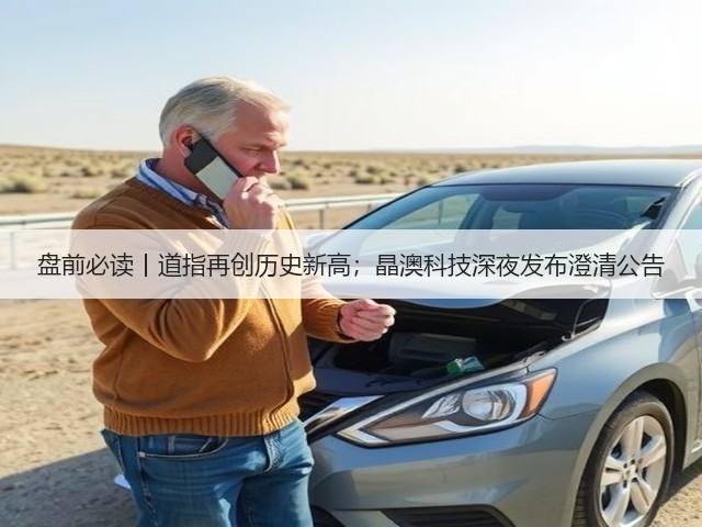 盘前必读丨道指再创历史新高;晶澳科技深夜发布澄清公告(图1) 盘前必读丨道指再创历史新高;晶澳科技深夜发布澄清公告(图1)