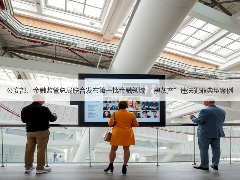公安部、金融监管总局联合发布第一批金融领域 “黑灰产”违法犯罪典型案例