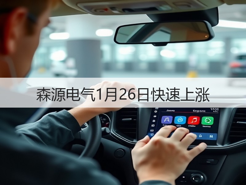 森源电气1月26日快速上涨
