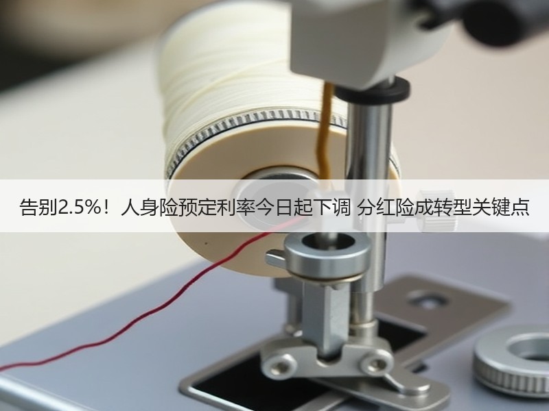 告别2.5%！人身险预定利率今日起下调 分红险成转型关键点