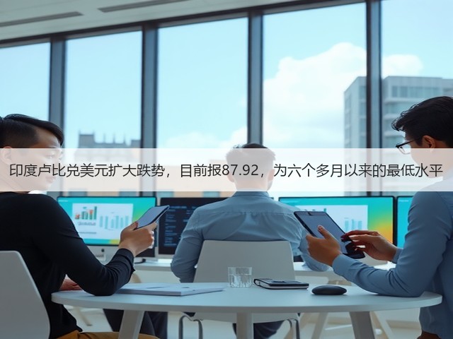 印度卢比兑美元扩大跌势，目前报87.92，为六个多月以来的最低水平(图3)