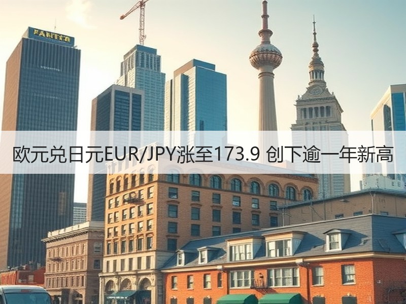 欧元兑日元EUR/JPY涨至173.9 创下逾一年新高