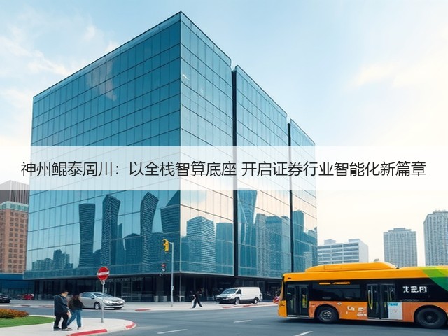 神州鲲泰周川：以全栈智算底座 开启证券行业智能化新篇章(图1)