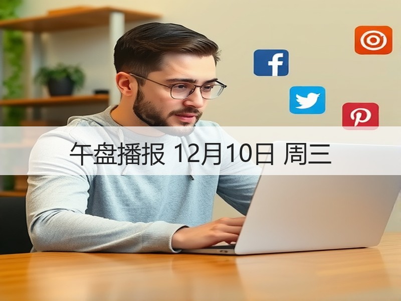 午盘播报 12月10日 周三