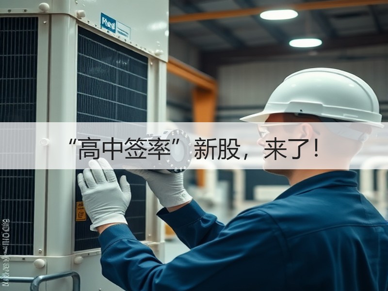 “高中签率”新股，来了！