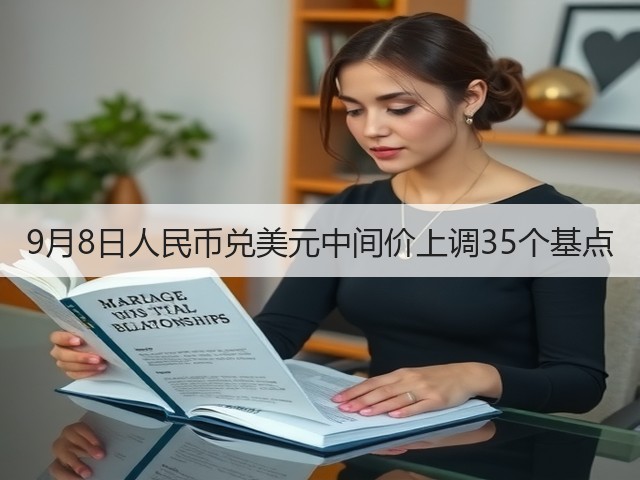 9月8日人民币兑美元中间价上调35个基点(图1)