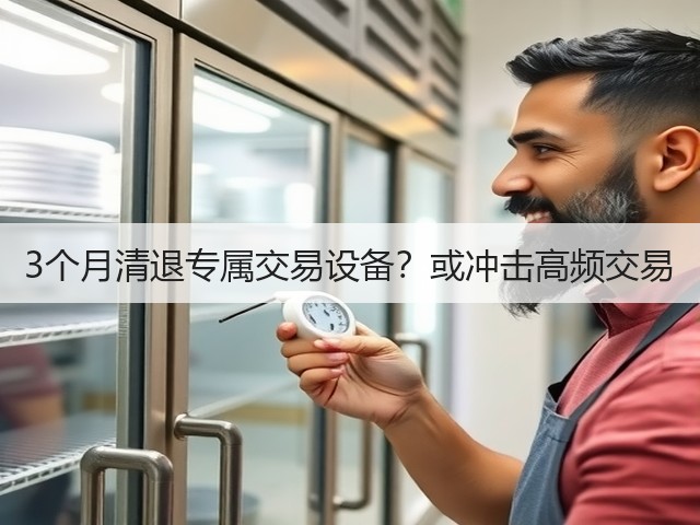 3个月清退专属交易设备?或冲击高频交易(图2) 3个月清退专属交易设备?或冲击高频交易(图2)