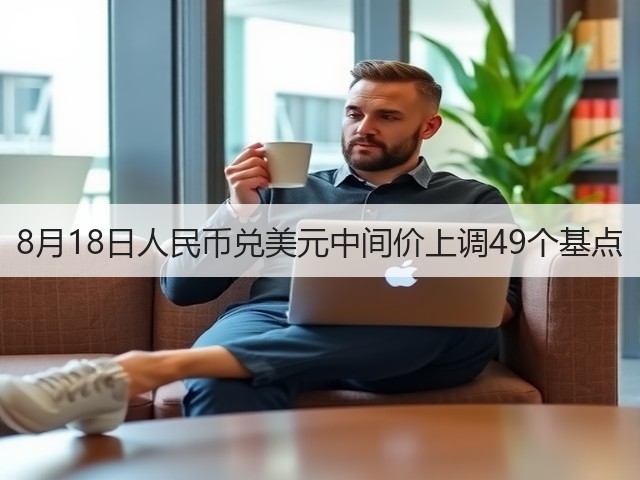 8月18日人民币兑美元中间价上调49个基点(图2)