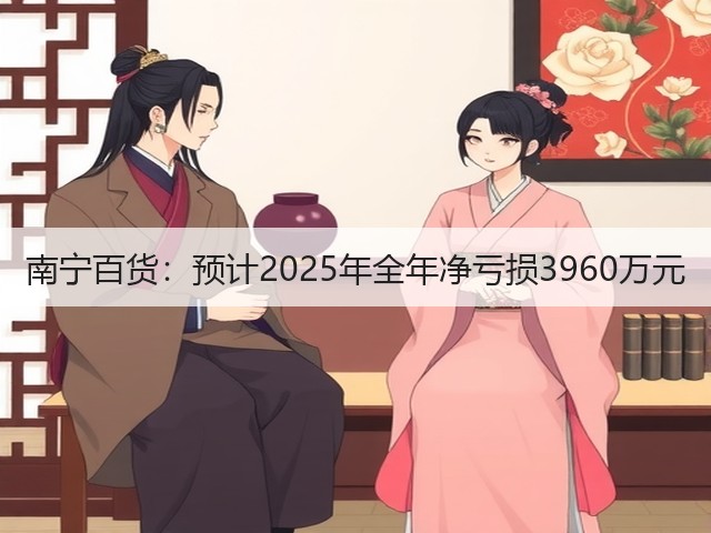 南宁百货:预计2025年全年净亏损3960万元(图2) 南宁百货:预计2025年全年净亏损3960万元(图2)