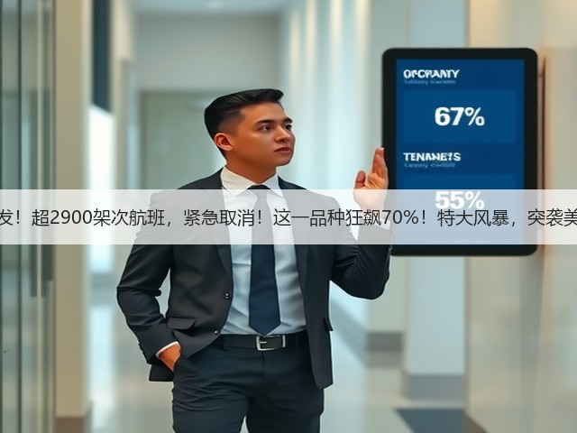突发!超2900架次航班,紧急取消!这一品种狂飙70%!特大风暴,突袭美国(图3) 突发!超2900架次航班,紧急取消!这一品种狂飙70%!特大风暴,突袭美国(图3)