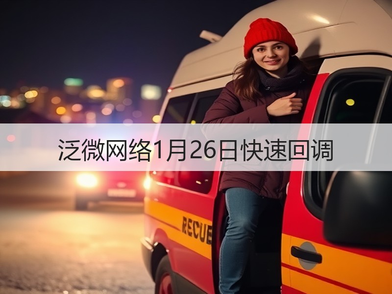 泛微网络1月26日快速回调