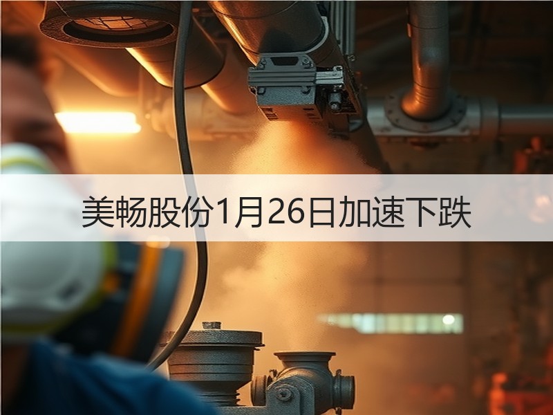 美畅股份1月26日加速下跌