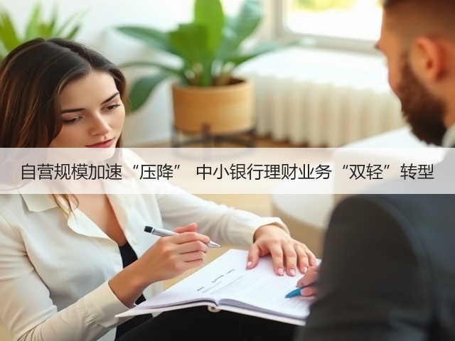 自营规模加速“压降” 中小银行理财业务“双轻”转型(图2)