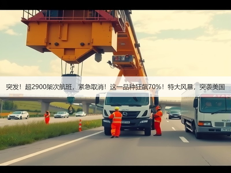 突发！超2900架次航班，紧急取消！这一品种狂飙70%！特大风暴，突袭美国