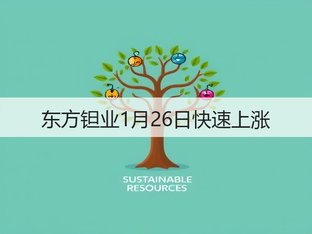 东方钽业1月26日快速上涨(图1) 东方钽业1月26日快速上涨(图1)