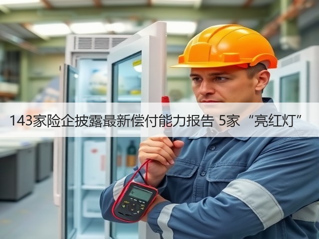 143家险企披露最新偿付能力报告 5家“亮红灯”(图1)