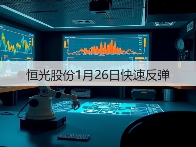 恒光股份1月26日快速反弹(图2) 恒光股份1月26日快速反弹(图2)
