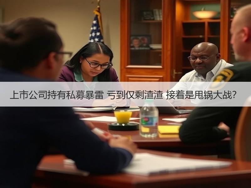 上市公司持有私募暴雷 亏到仅剩渣渣 接着是甩锅大战？