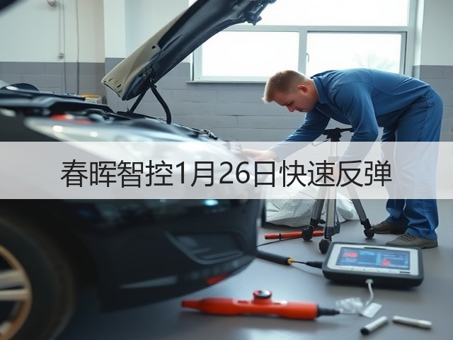 春晖智控1月26日快速反弹(图2) 春晖智控1月26日快速反弹(图2)